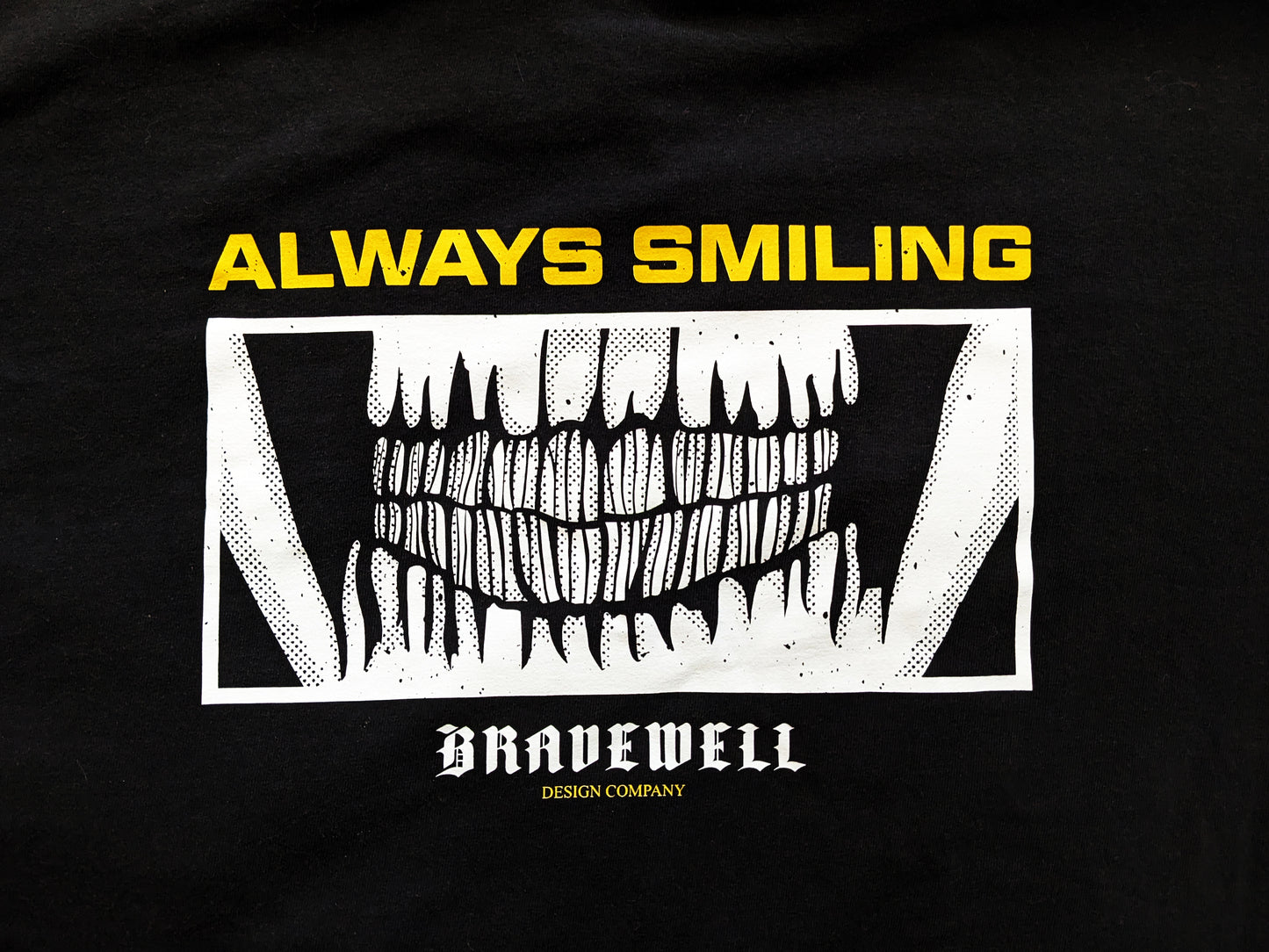 Always Smiling T Shirt Black