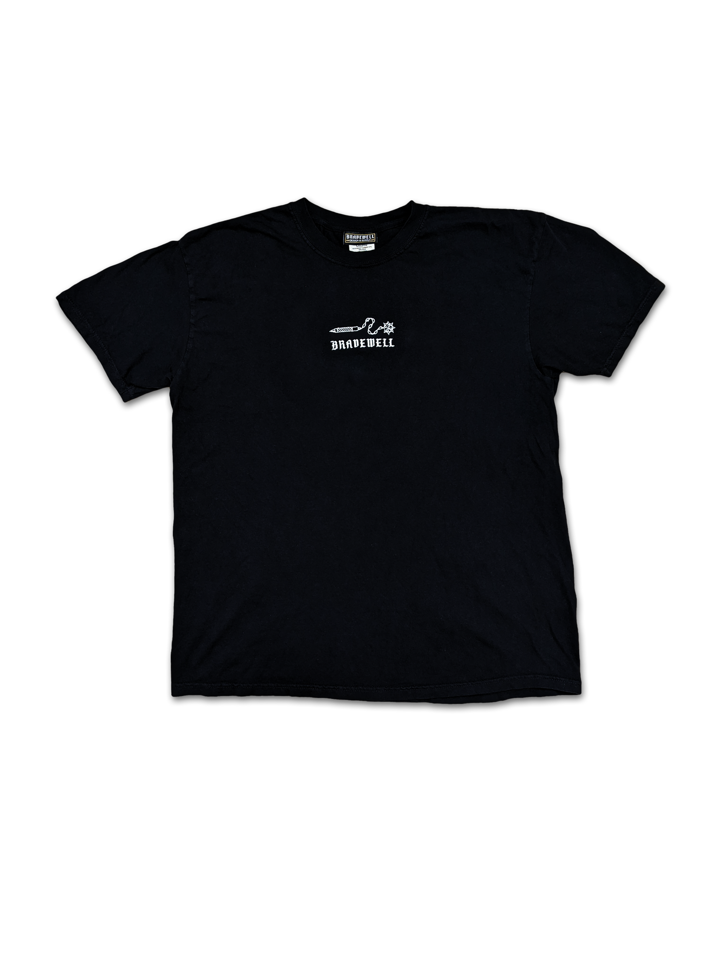 Morning Star Embroidered T Shirt - black